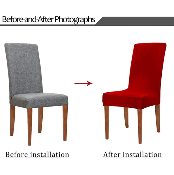 Dining 2 Red Chair Covers Poshmark